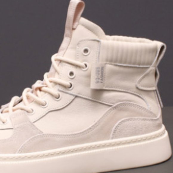 Casual leather board shoes in autumn and winter main image 4
